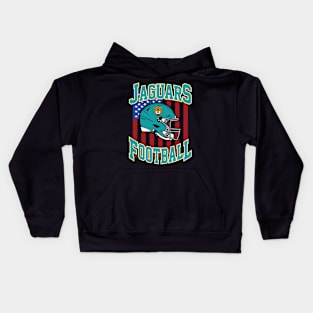 Retro Jaguars Football Kids Hoodie